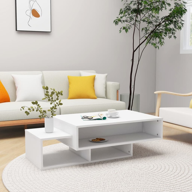 Berkfield Coffee Table White 105x55x32 cm Engineered Wood