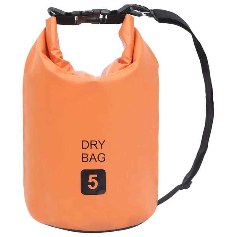 Berkfield Dry Bag Orange 5 L PVC