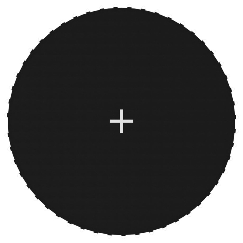 Berkfield Jumping Mat Fabric Black for 10 Feet/3.05 m Round Trampoline