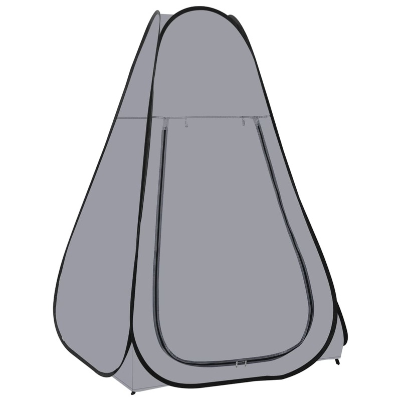 Berkfield Pop Up Shower Tent Grey