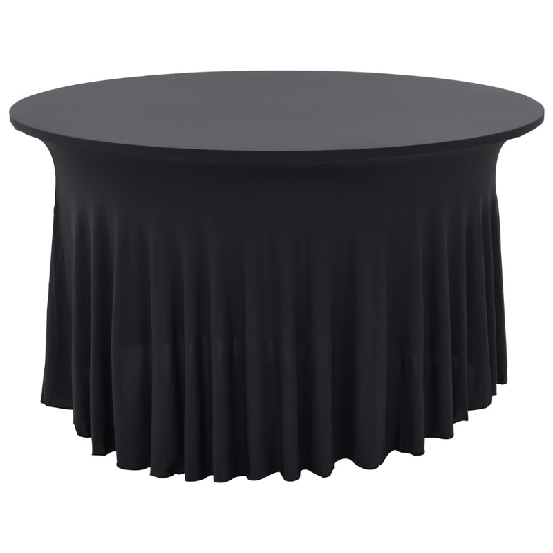 Berkfield 2 pcs Stretch Table Covers with Skirt 120×74 cm Anthracite