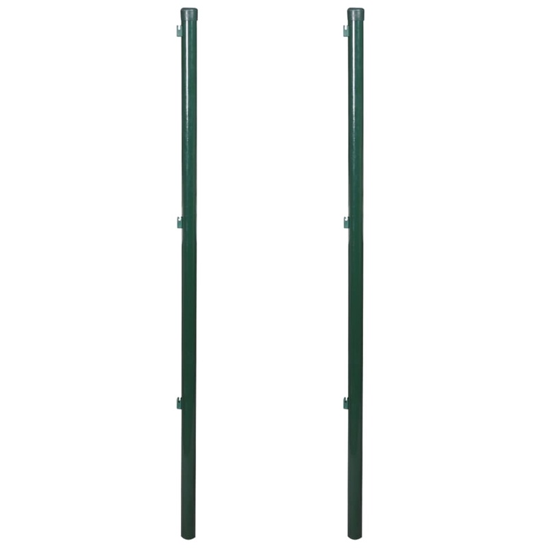 Berkfield Fence Posts 2 pcs 115 cm