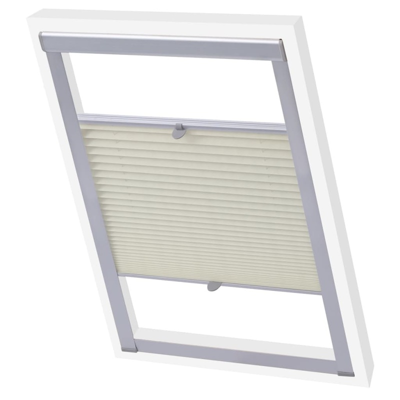 Berkfield Pleated Blind Cream MK04