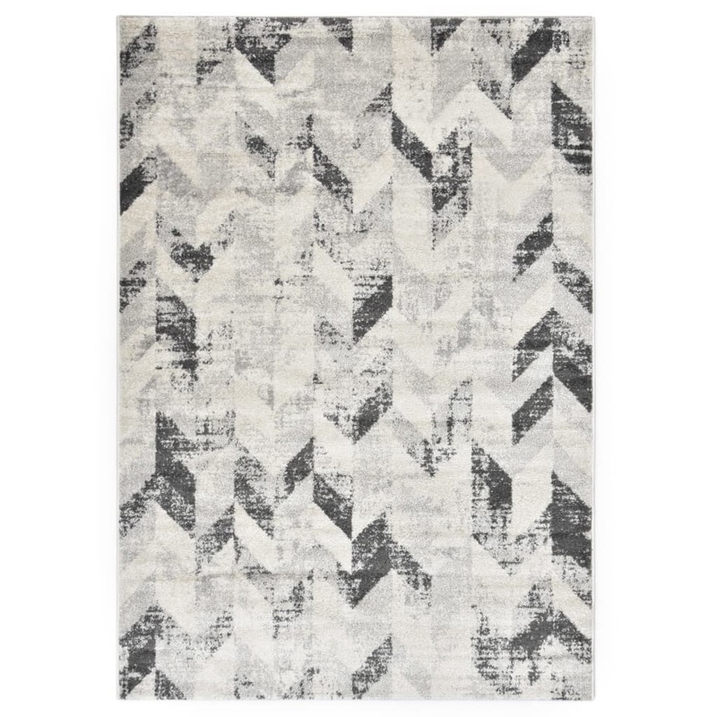 Berkfield Rug Grey and White 120×170 cm PP