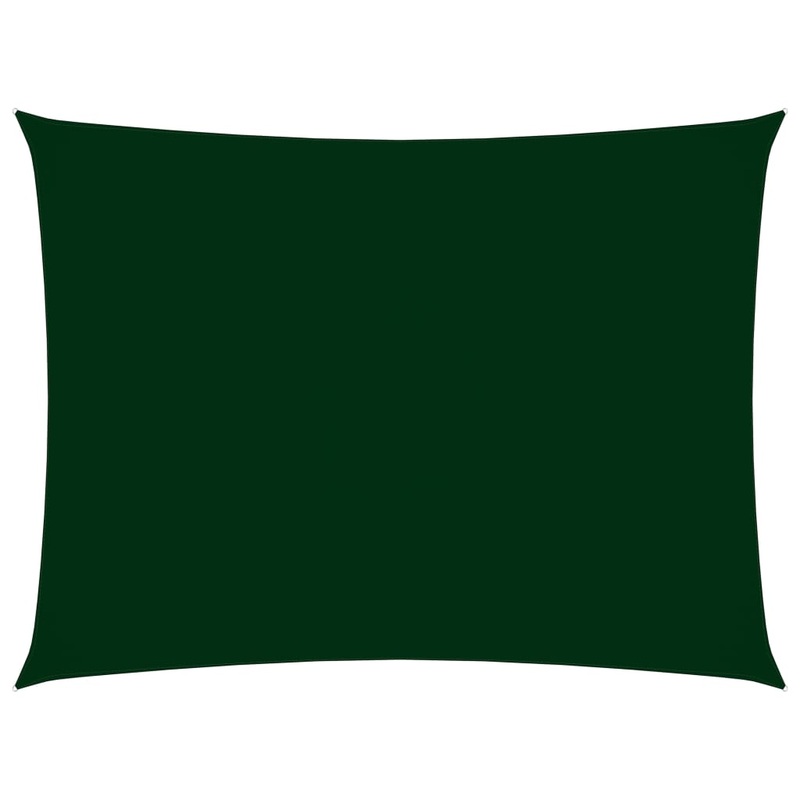 Berkfield Sunshade Sail Oxford Fabric Rectangular 2.5×4 m Dark Green