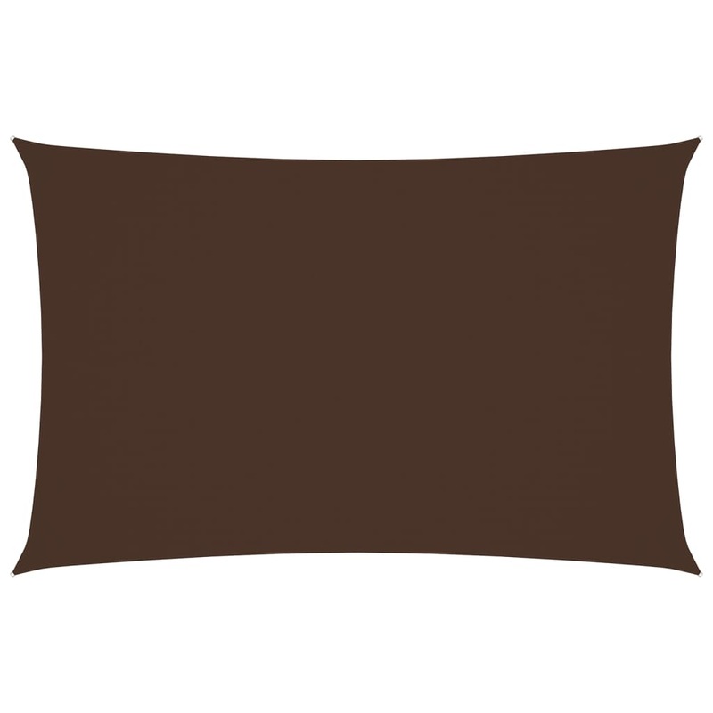 Berkfield Sunshade Sail Oxford Fabric Rectangular 2.5×5 m Brown