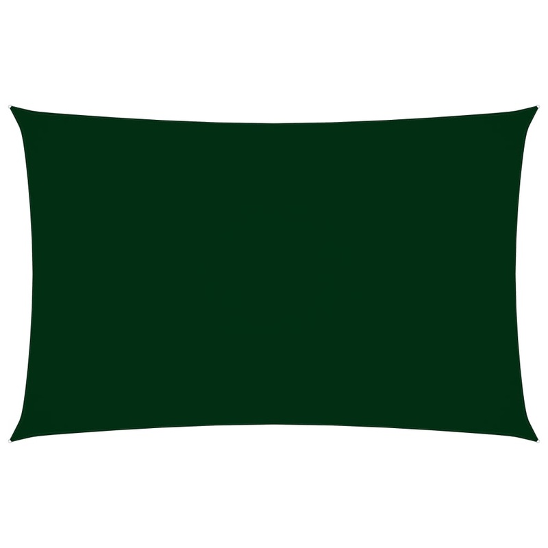 Berkfield Sunshade Sail Oxford Fabric Rectangular 5×8 m Dark Green