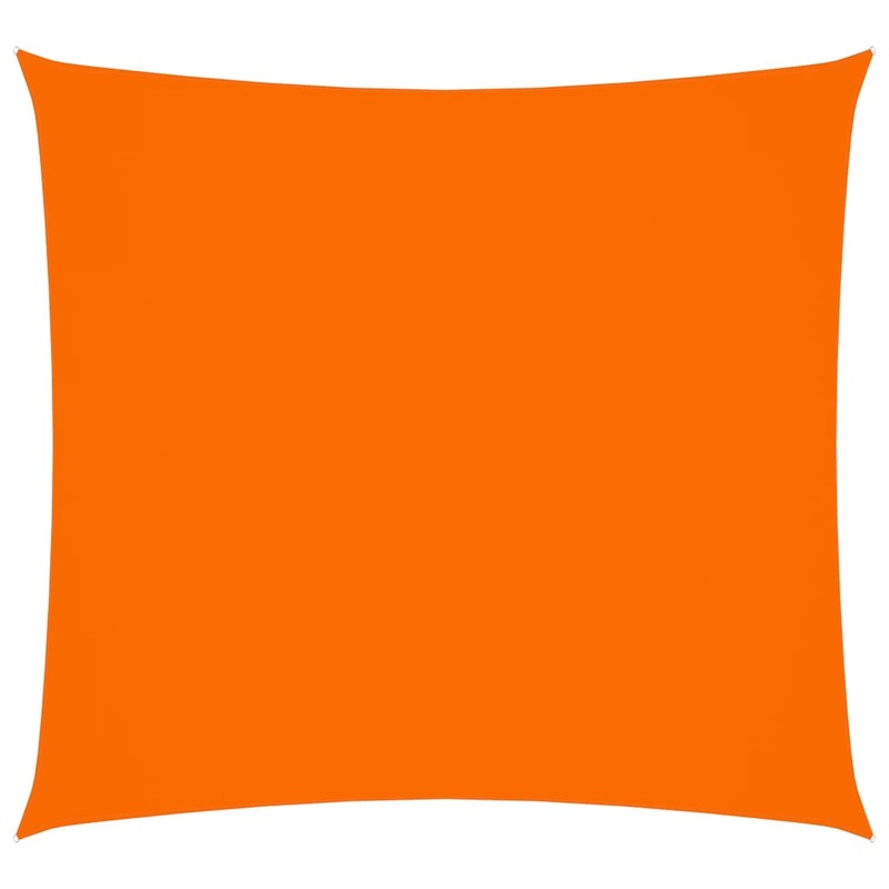 Berkfield Sunshade Sail Oxford Fabric Square 3.6×3.6 m Orange