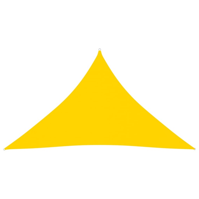 Berkfield Sunshade Sail Oxford Fabric Triangular 4x4x5.8 m Yellow