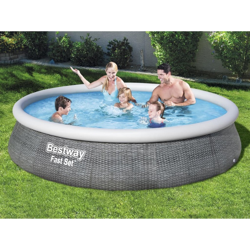 Bestway Fast Set Inflatable Pool Set with Pump 396×84 cm