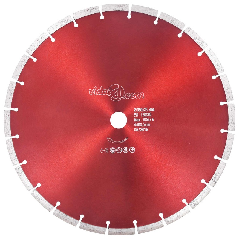 Berkfield Diamond Cutting Disc Steel 350 mm
