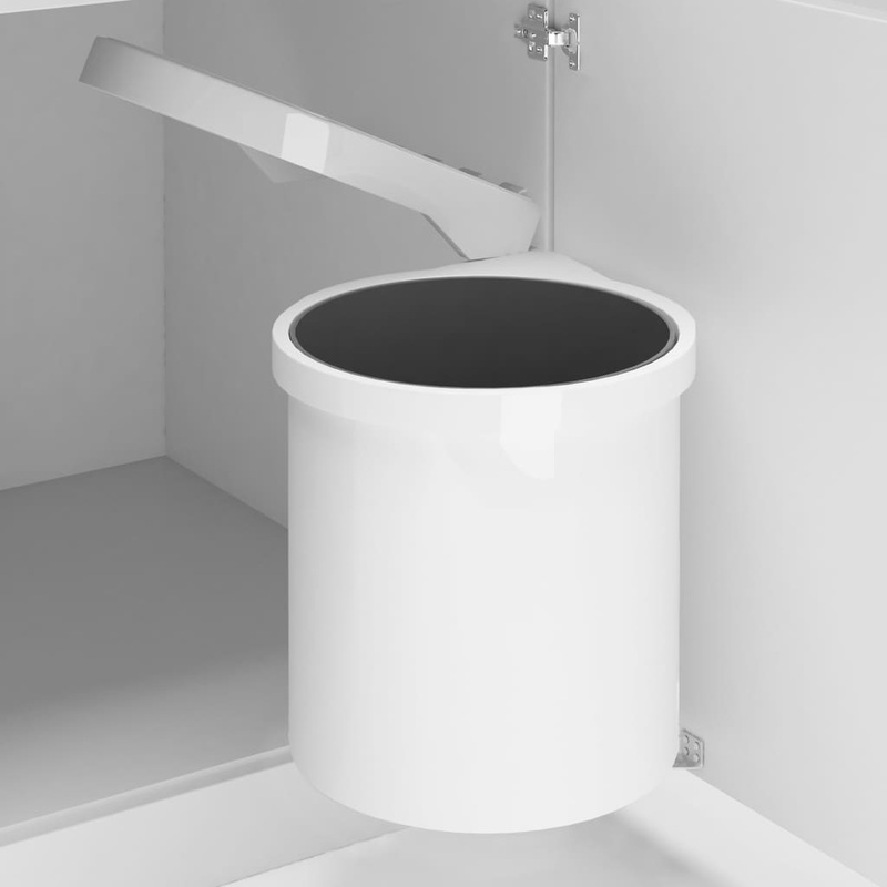 Berkfield Kitchen Built-in Dust Bin Plastic 8 L