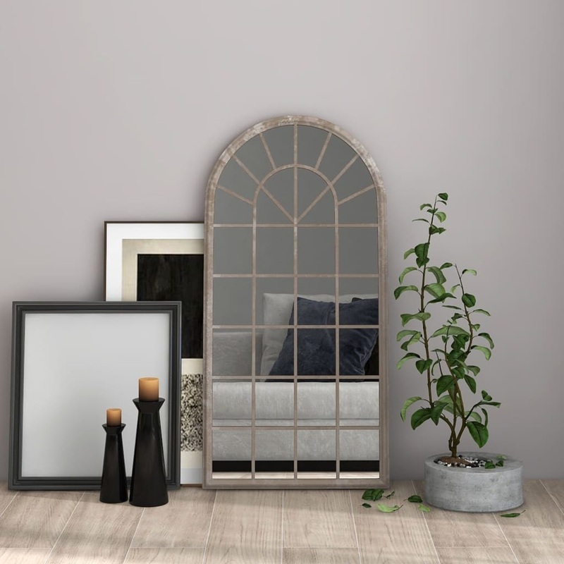 Berkfield Mirror Sand 90×45 cm Iron for Indoor Use