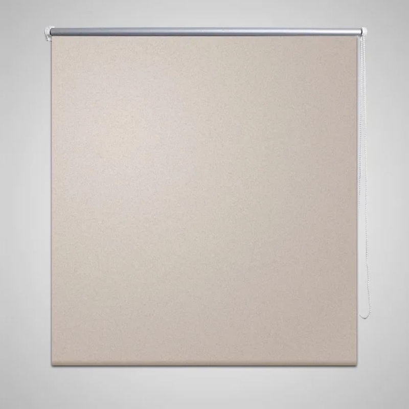 Roller Blind Blackout 100 x 230 cm Beige