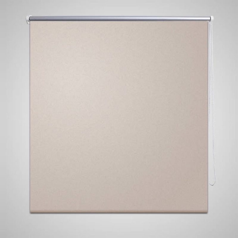 Roller blind blackout 80 x 175 cm beige
