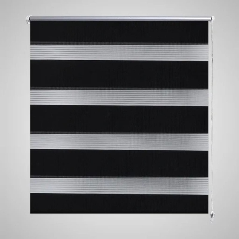 Zebra Blind 80 x 175 cm Black