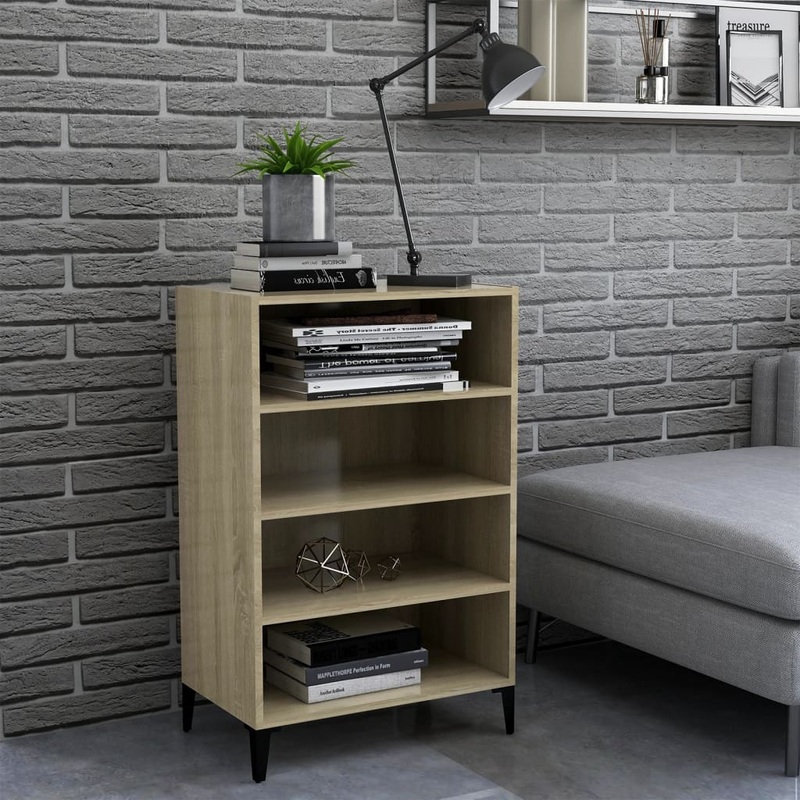 Berkfield Sideboard Sonoma Oak 57x35x90 cm Engineered Wood