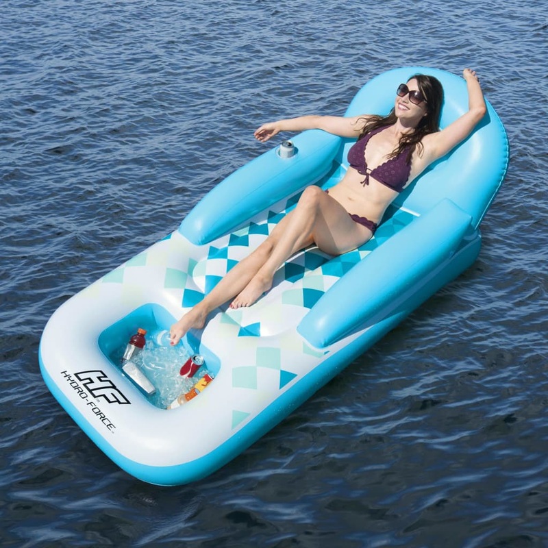 Bestway Hydro Force Floating Lounger 231×107 cm Blue
