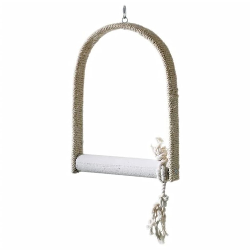 FLAMINGO Bird Toy Sisal Swing XL 26x10x48 cm
