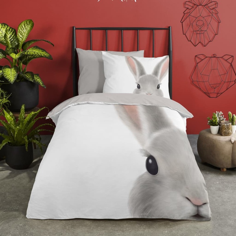 Good Morning Kids Duvet Cover ROGER 140×200/220 cm White