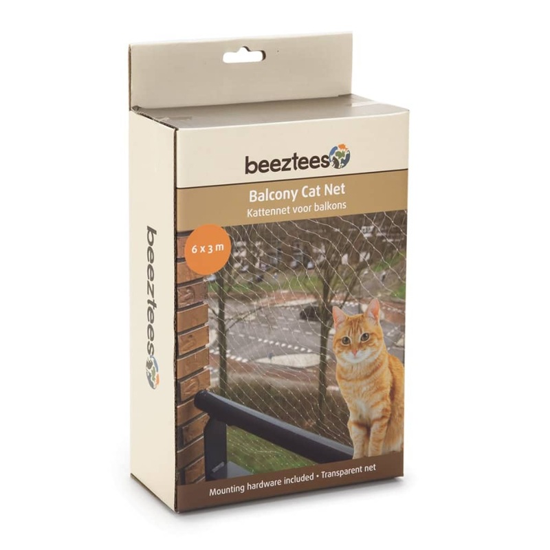 Beeztees Balcony Cat Net Transparent 6×3 m 410483