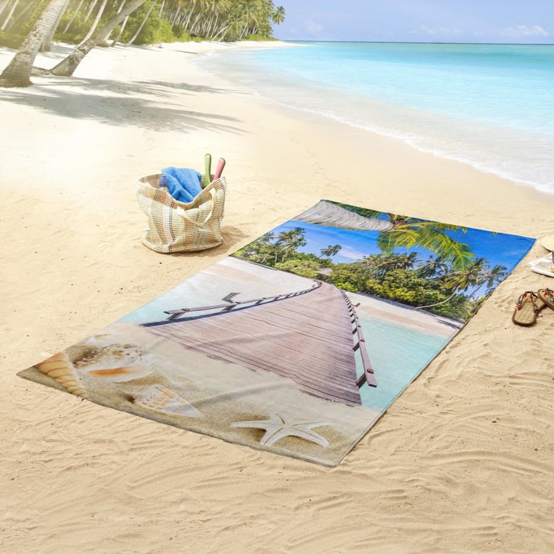 Good Morning Beach Towel MOANA 100×180 cm Multicolour