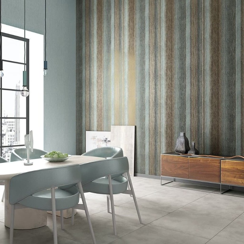 Noordwand Vintage Deluxe Walpaper Stripes Brown