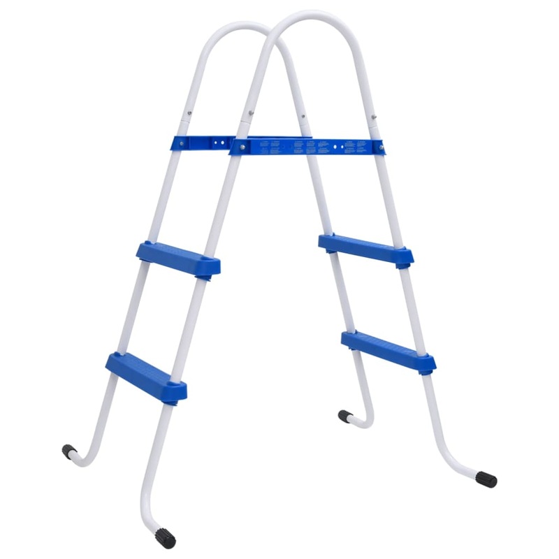 Berkfield Pool Ladder Blue and White 84 cm Steel