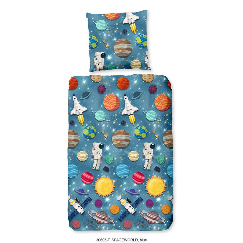Good Morning Kids Duvet Cover Spaceworld 135×200 cm
