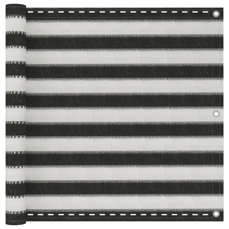 Berkfield Balcony Screen HDPE 90×300 cm Anthracite and White