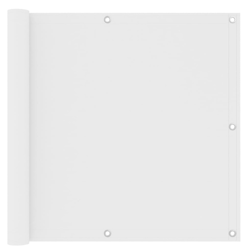 Berkfield Balcony Screen White 90×300 cm Oxford Fabric