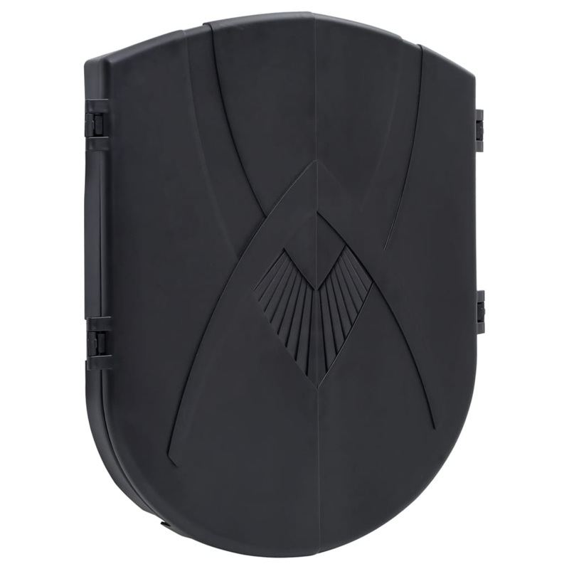 Berkfield Electric Dartboard with Darts Black Polypropylene