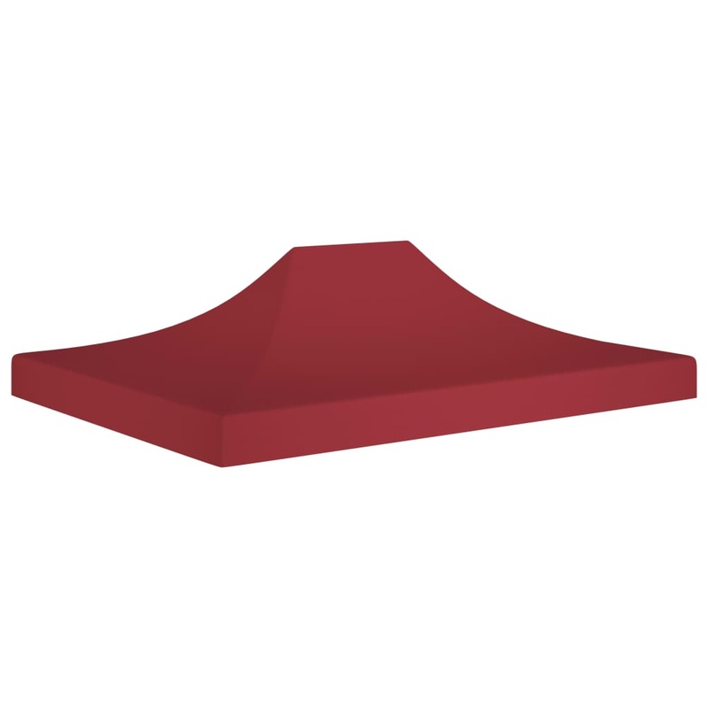 Berkfield Party Tent Roof 4×3 m Burgundy 270 g/m__