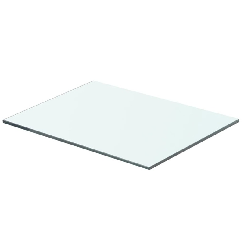 Berkfield Shelf Panel Glass Clear 40×25 cm