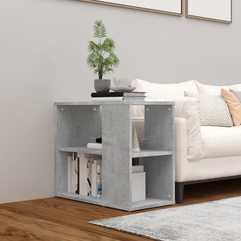 Berkfield Side Cabinet Concrete Grey 60x30x50 cm Engineered Wood