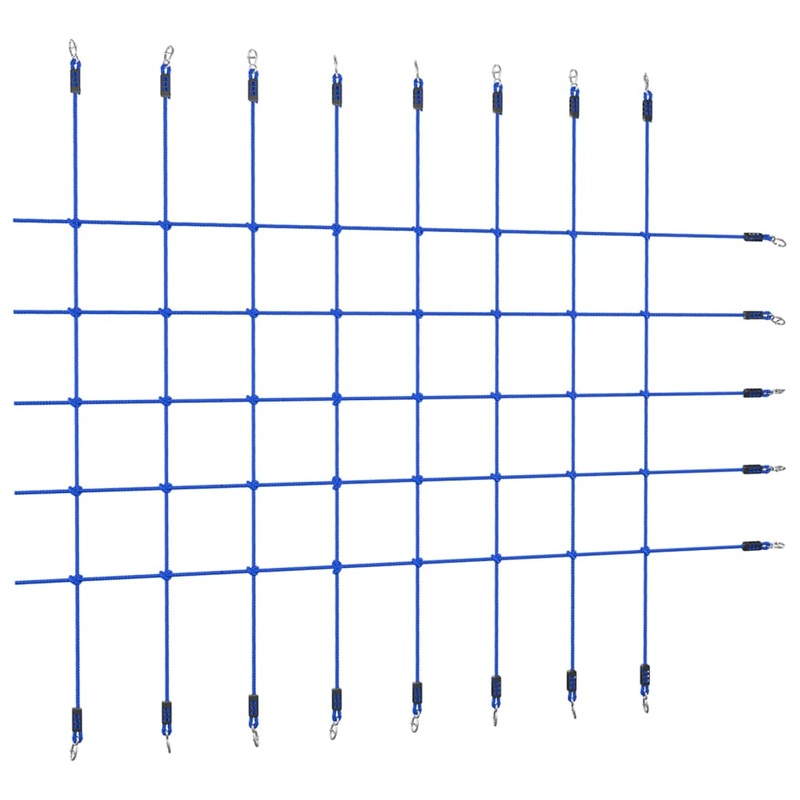 Berkfield Climbing Net 200×150 cm Blue