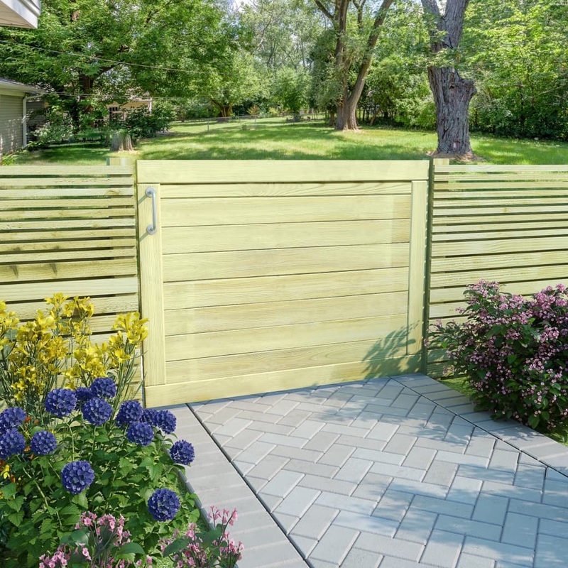 Berkfield Garden Gate Impregnated Pinewood 75×100 cm