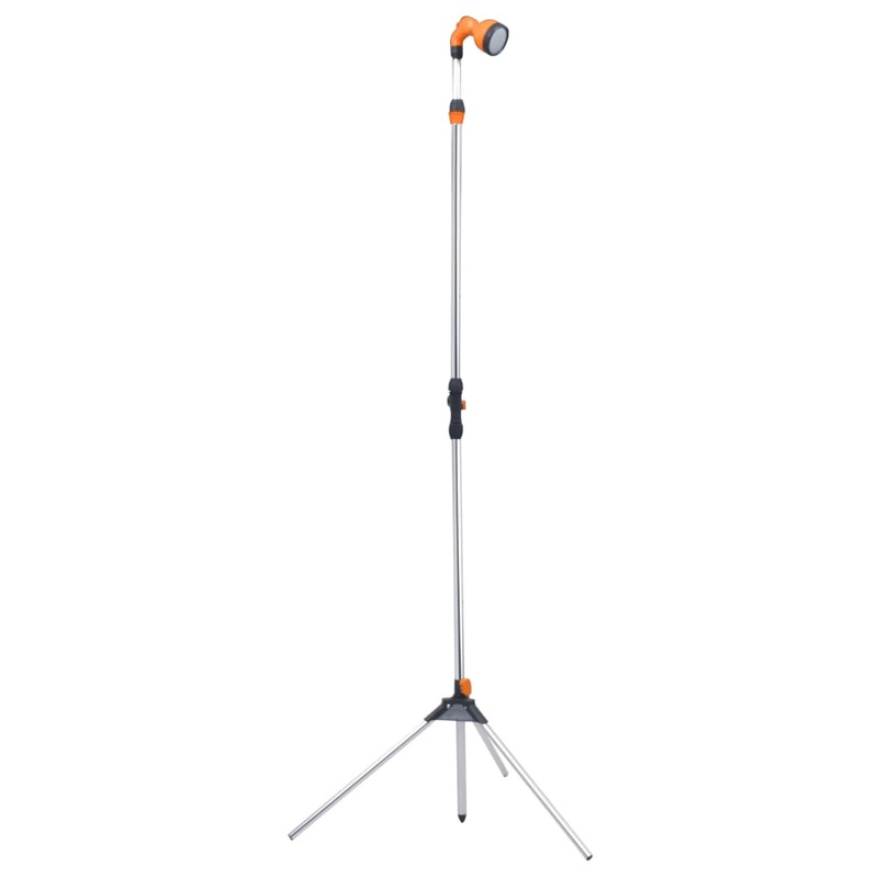 Berkfield Garden Shower with Tripod 221 cm Aluminium