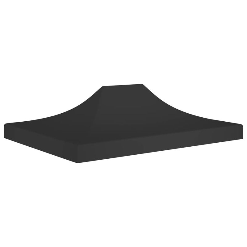 Berkfield Party Tent Roof 4×3 m Black 270 g/m__