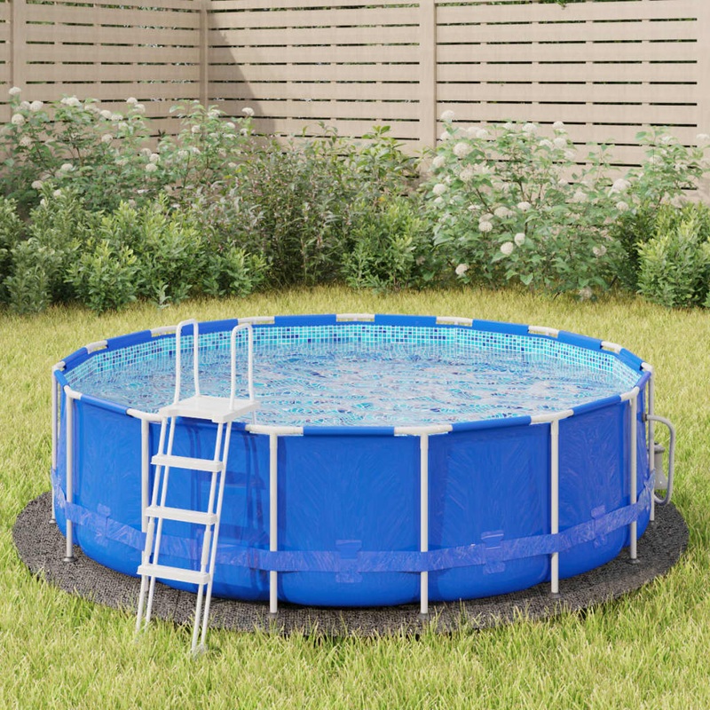 Berkfield Pool Ground Cloth Light Grey _306 cm Polyester Geotextile