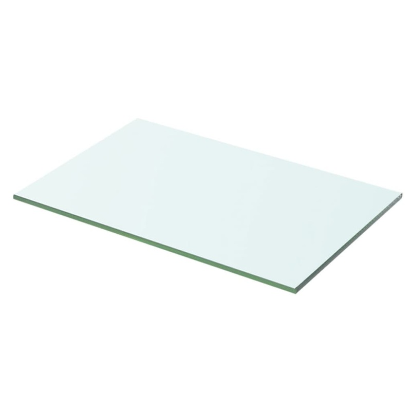 Berkfield Shelf Panel Glass Clear 50×25 cm
