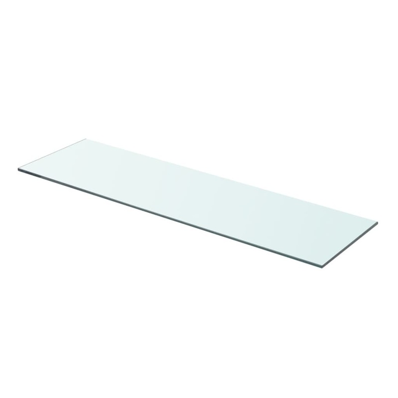 Berkfield Shelf Panel Glass Clear 70×20 cm