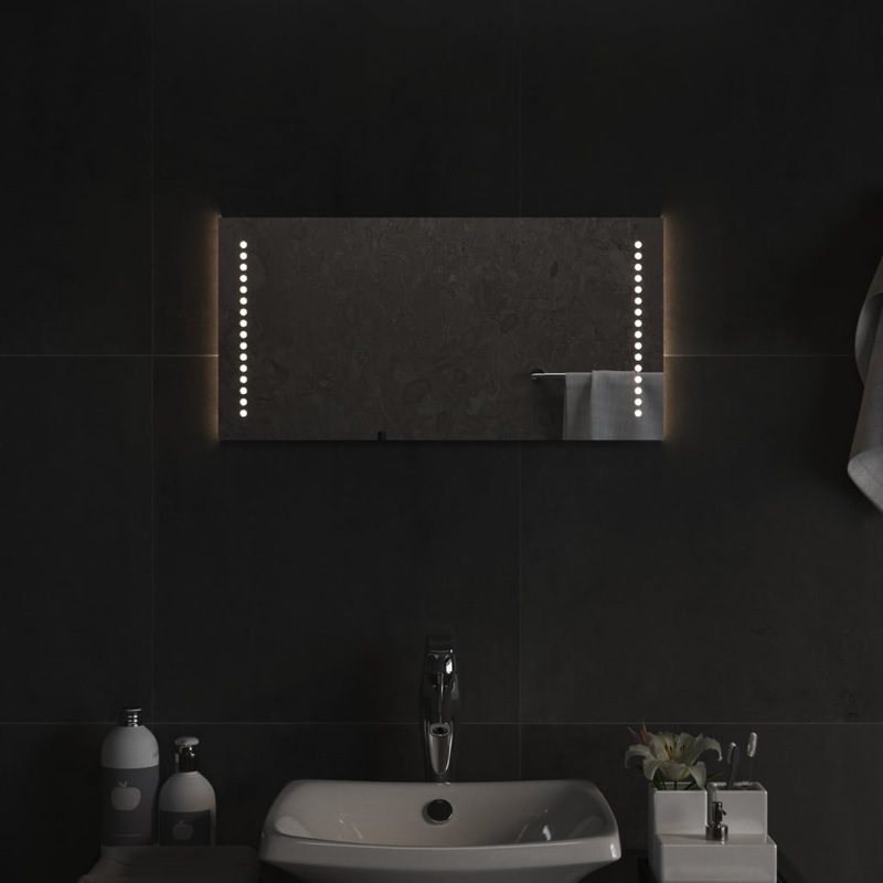 Berkfield LED Bathroom Mirror 30×60 cm