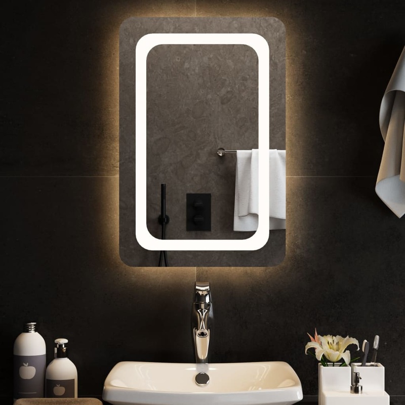 Berkfield LED Bathroom Mirror 40×60 cm