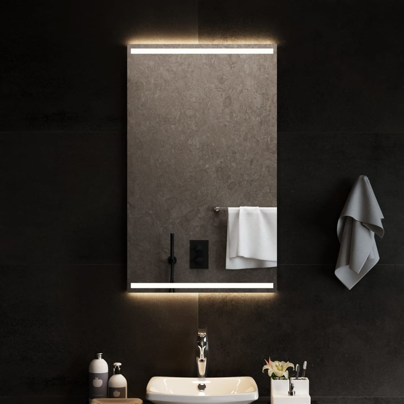 Berkfield LED Bathroom Mirror 60×100 cm