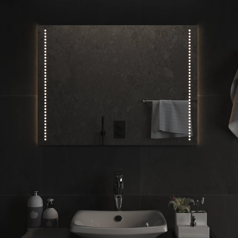 Berkfield LED Bathroom Mirror 60×80 cm