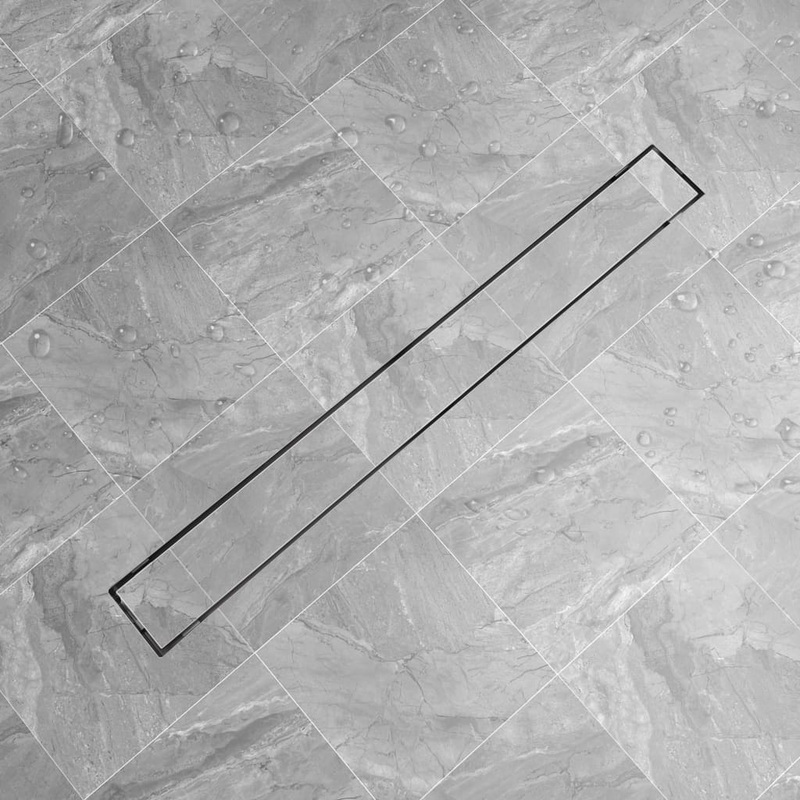 Berkfield Linear Shower Drain 1030×140 mm Stainless Steel