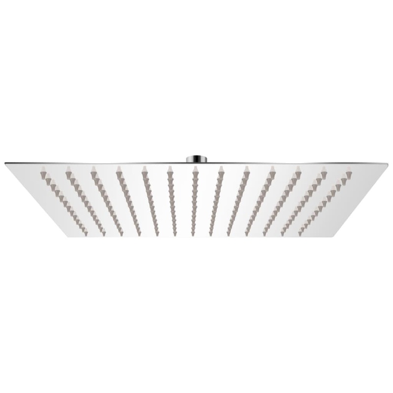 Berkfield Rain Shower Head Stainless Steel 25×25 cm Square