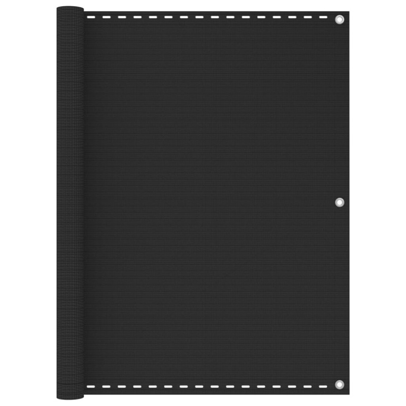 Berkfield Balcony Screen HDPE 120×500 cm Anthracite