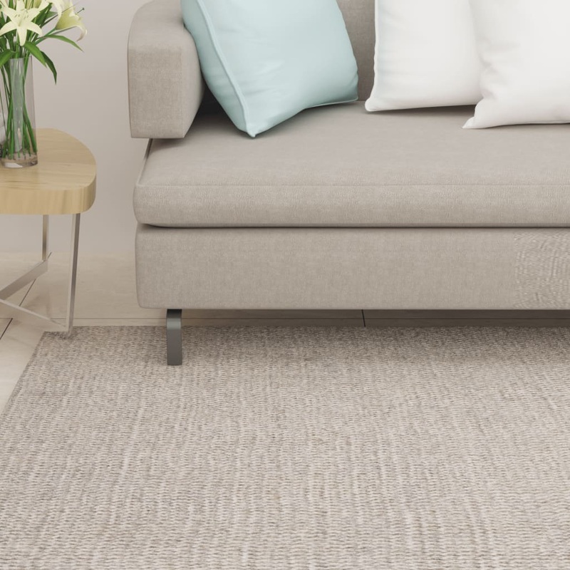 Berkfield Sisal Rug for Scratching Post Sand 100×350 cm